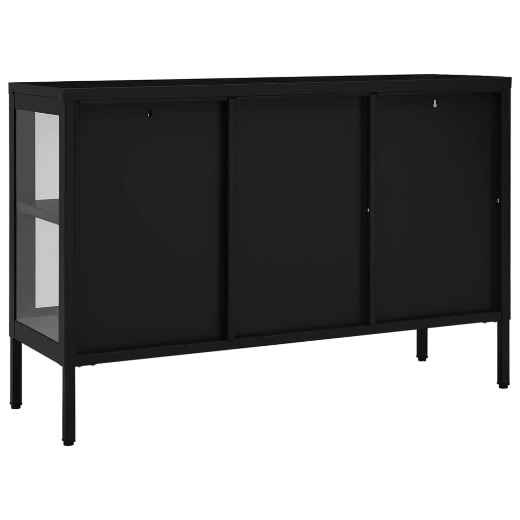 Sideboard 105X35X70 Cm Steel And Glass