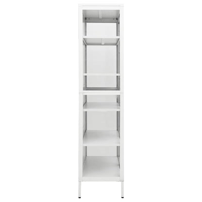 Display Cabinet 90X40X180 Cm Steel And Tempered Glass