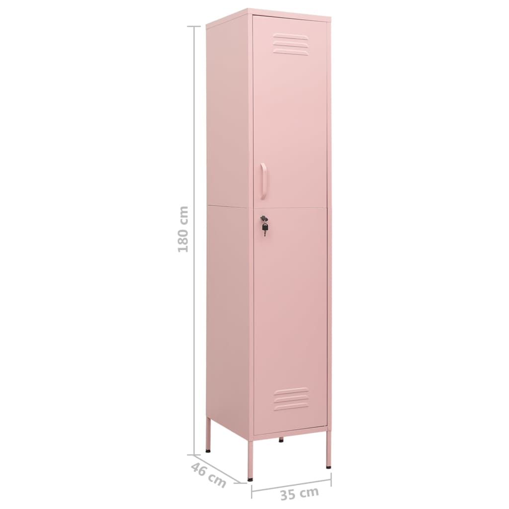 Locker Cabinet 35X46X180 Cm Steel