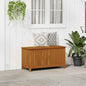 Garden Storage Box Solid Acacia Wood