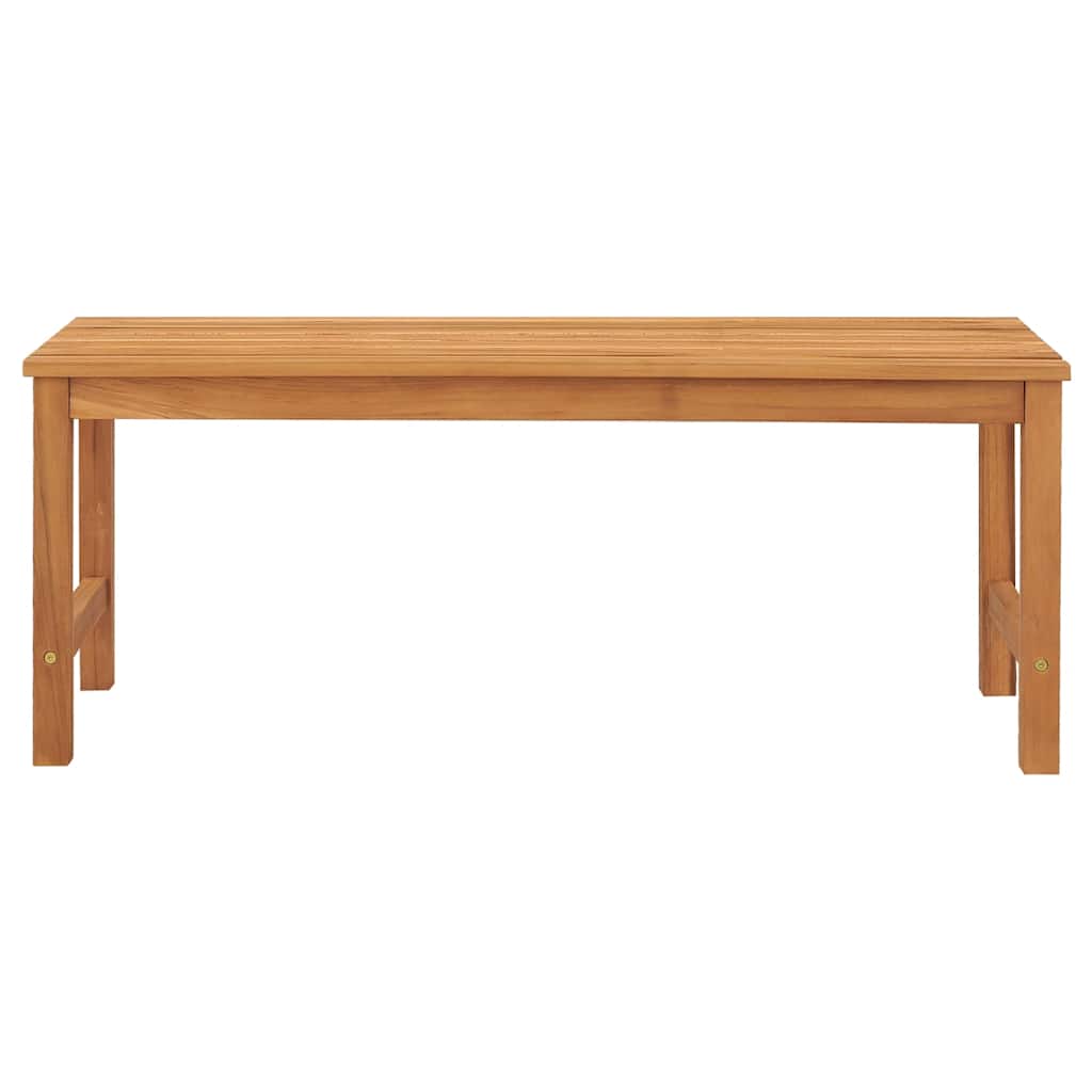 Garden Bench 114 Cm Solid Teak Wood