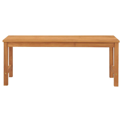 Garden Bench 114 Cm Solid Teak Wood