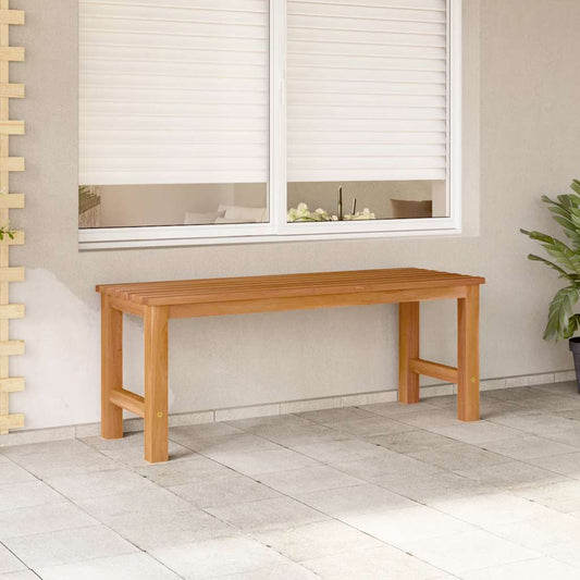 Garden Bench 114 Cm Solid Teak Wood