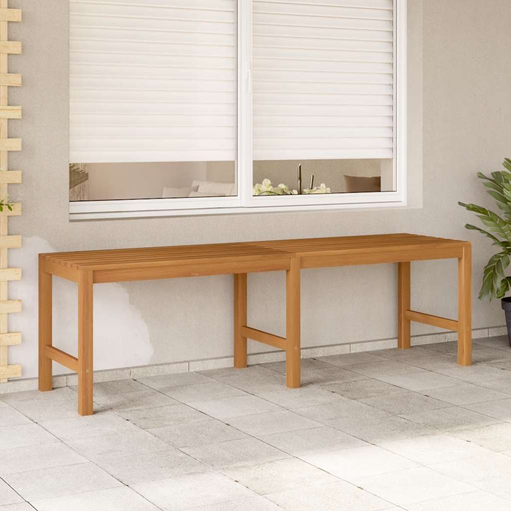 Garden Bench 114 Cm Solid Teak Wood