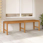Garden Bench 114 Cm Solid Teak Wood