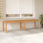 Garden Bench 114 Cm Solid Teak Wood