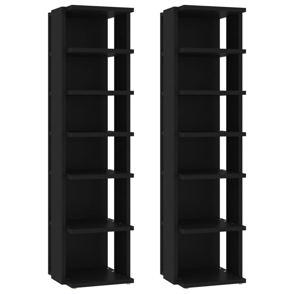 Shoe Cabinets 2 Pcs 27.5X27X102 Cm