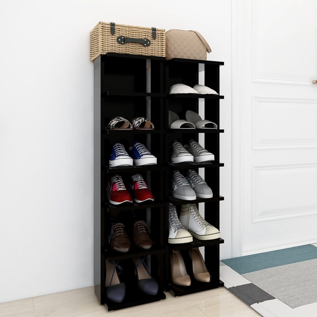 Shoe Cabinets 2 Pcs 27.5X27X102 Cm