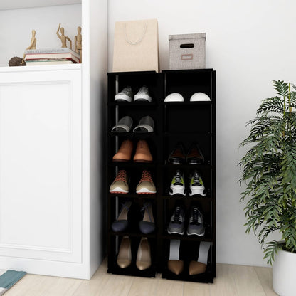 Shoe Cabinets 2 Pcs 27.5X27X102 Cm