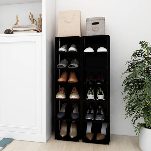 Shoe Cabinets 2 Pcs 27.5X27X102 Cm