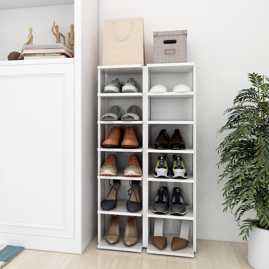 Shoe Cabinets 2 Pcs 27.5X27X102 Cm
