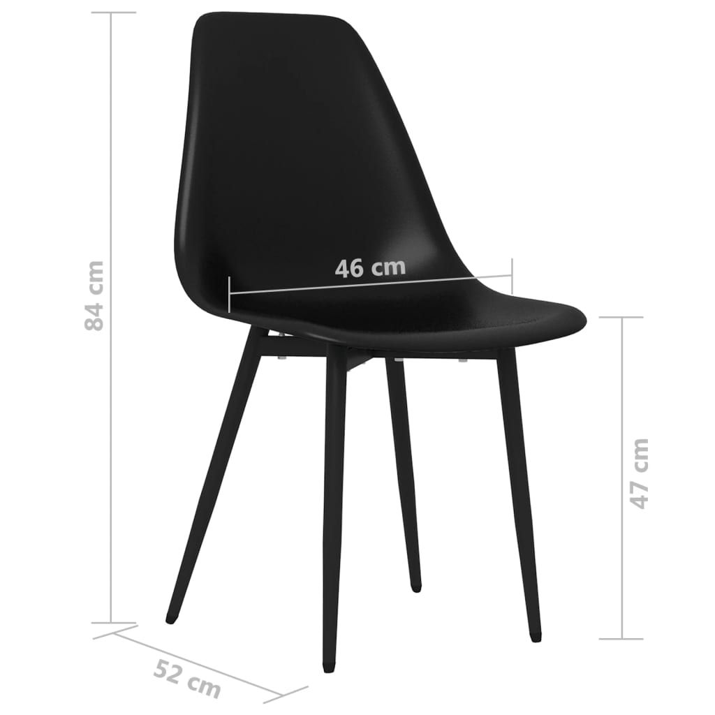 Dining Chairs 2 Pcs Pp