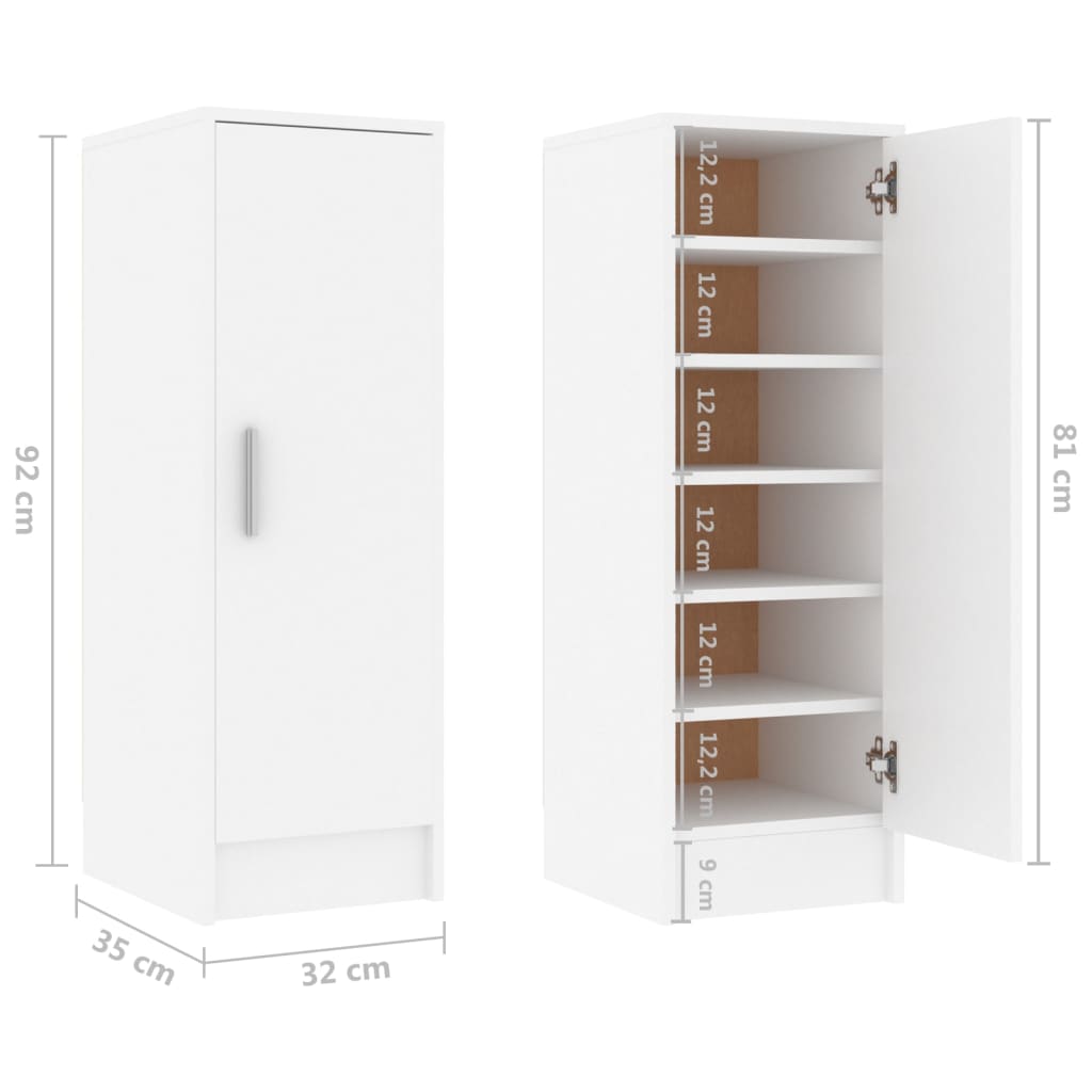 Shoe Cabinet Engineered Wood