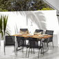 Garden Chairs 2 Pcs Steel And Textilene Black