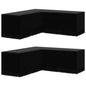 Garden Furniture Covers 2 Pcs L-Shaped 12 Eyelets