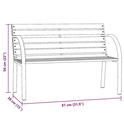 Children Garden Bench 81 Cm Solid Wood Chinese Fir