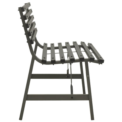 Garden Bench 110 Cm Steel