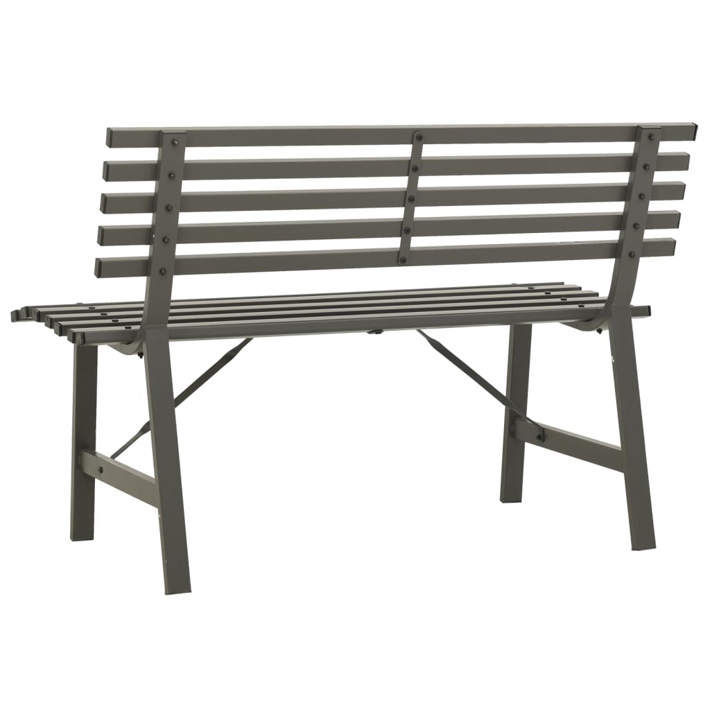 Garden Bench 110 Cm Steel