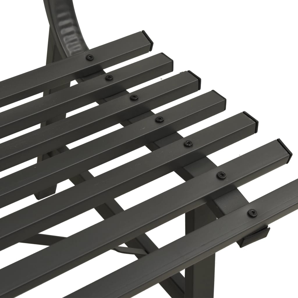 Garden Bench 110 Cm Steel