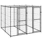 Outdoor Dog Kennel Steel With Roof
