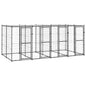 Outdoor Dog Kennel Steel With Roof