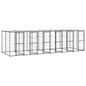 Outdoor Dog Kennel Steel With Roof