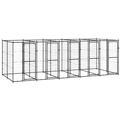 Outdoor Dog Kennel Steel With Roof