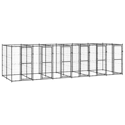 Outdoor Dog Kennel Steel With Roof