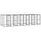 Outdoor Dog Kennel Steel With Roof