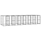 Outdoor Dog Kennel Steel With Roof