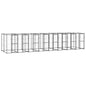 Outdoor Dog Kennel Steel With Roof
