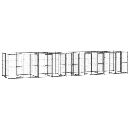 Outdoor Dog Kennel Steel With Roof