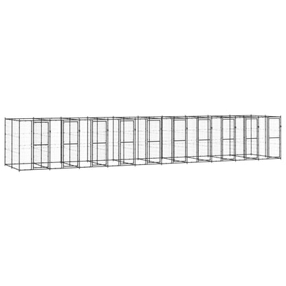 Outdoor Dog Kennel Steel With Roof