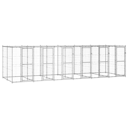 Outdoor Dog Kennel Steel With Roof