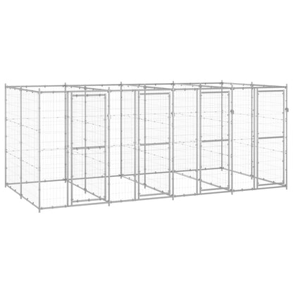 Outdoor Dog Kennel Steel With Roof