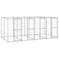 Outdoor Dog Kennel Steel With Roof