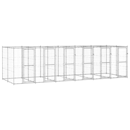 Outdoor Dog Kennel Steel With Roof