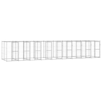 Outdoor Dog Kennel Steel With Roof