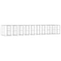 Outdoor Dog Kennel Steel With Roof