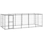 Outdoor Dog Kennel Steel With Roof 7.26 M²