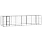 Outdoor Dog Kennel Steel With Roof 7.26 M²