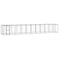 Outdoor Dog Kennel Steel With Roof 7.26 M²