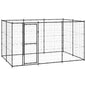 Outdoor Dog Kennel Steel With Roof 7.26 M²