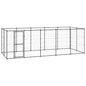 Outdoor Dog Kennel Steel With Roof 7.26 M²