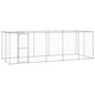 Outdoor Dog Kennel Steel With Roof 7.26 M²