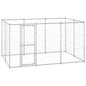 Outdoor Dog Kennel Steel With Roof 7.26 M²