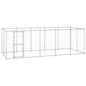Outdoor Dog Kennel Steel With Roof 7.26 M²