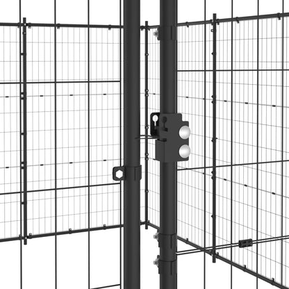 Outdoor Dog Kennel Steel 14.52 M²