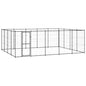 Outdoor Dog Kennel Steel 14.52 M²