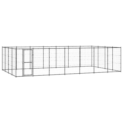 Outdoor Dog Kennel Steel 14.52 M²